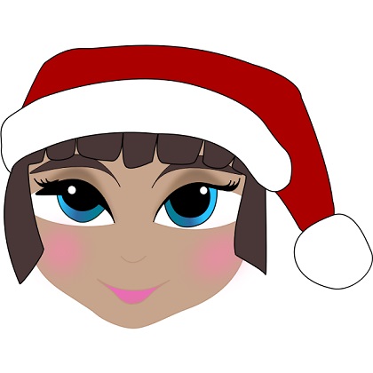 How to Draw Anime Christmas Santa Hat Girl