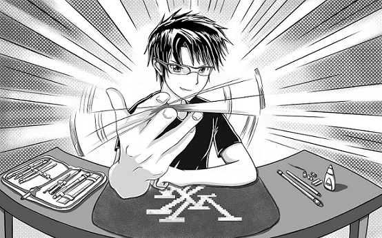 Digital Design Manga Anime Turn Pen Character